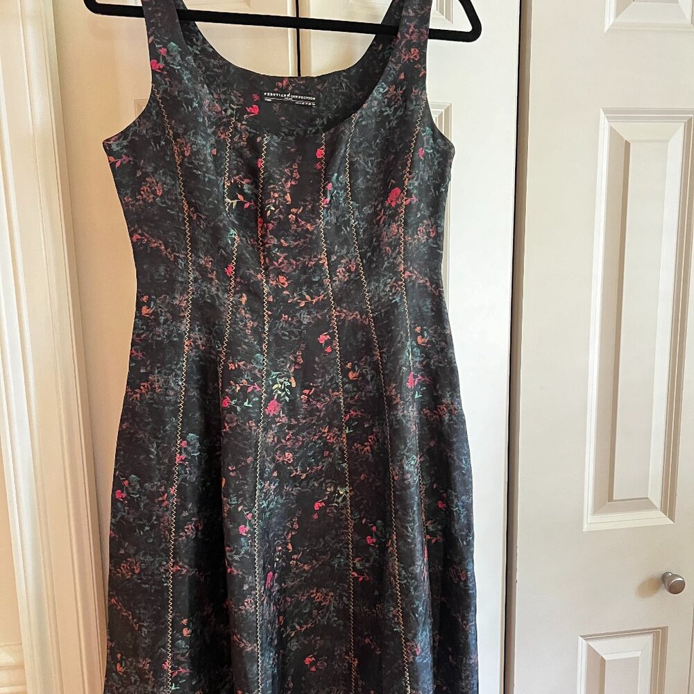 Floral seamed dress
